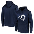 Davalo LA.Rams Navy Pullover Hoodie Limited Game Blank Player Stitched Jerseys