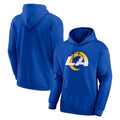 Davalo LA.Rams Royal LOGO Pullover Hoodie Limited Game Blank Player Stitched Jerseys