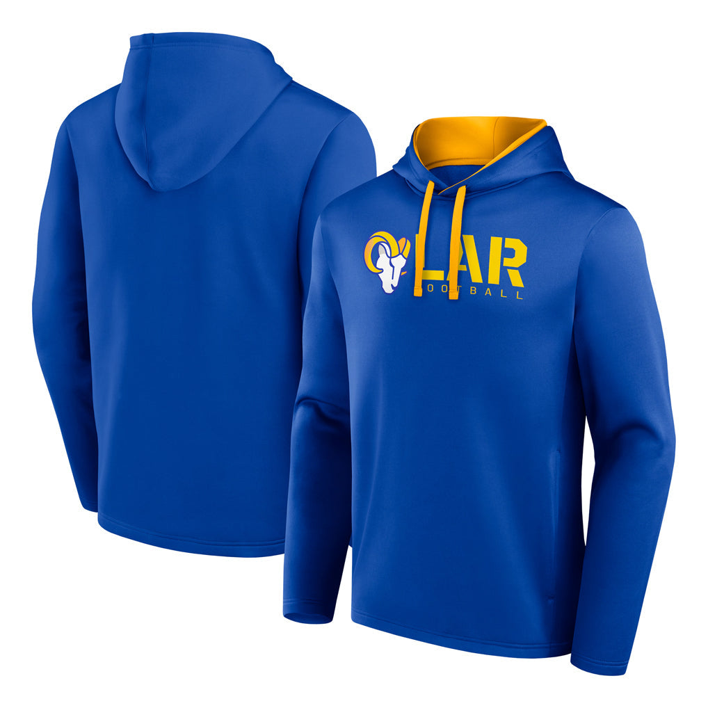 Davalo LA.Rams Royal Pullover Hoodie Limited Game Blank Player Stitched Jerseys