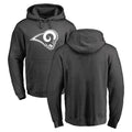 Davalo LA.Rams #0 Byron Young Player Gray Pullover Hoodie Limited Game Stitched Jerseys