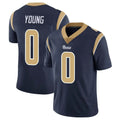 Davalo LA.Rams #0 Byron Young Player Navy Limited Vapor Untouchable Home Game Stitched Jerseys