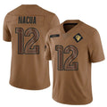 Davalo LA.Rams #12 Puka Nacua Player Limited Brown Salute To Service Stitched Jerseys