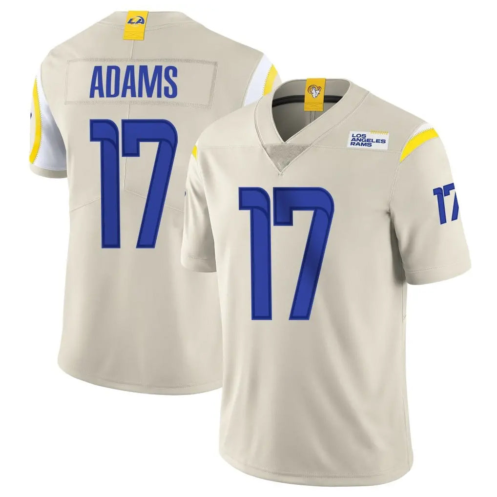 Davalo LA.Rams #17 Davante Adams Player Bone Limited Vapor Home Game Stitched Jerseys