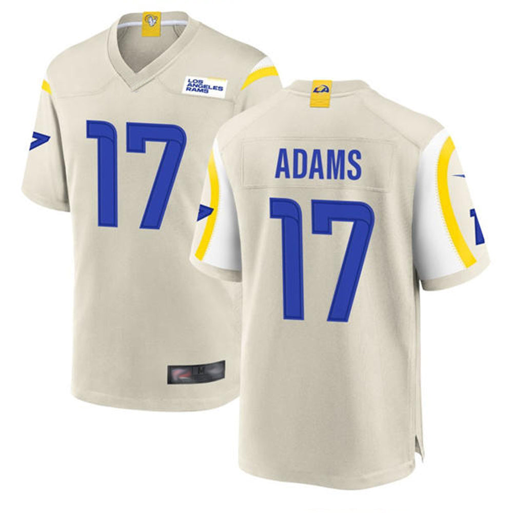 Davalo LA.Rams #17 Davante Adams Player Bone Vapor F.U.S.E. Limited Stitched Jerseys