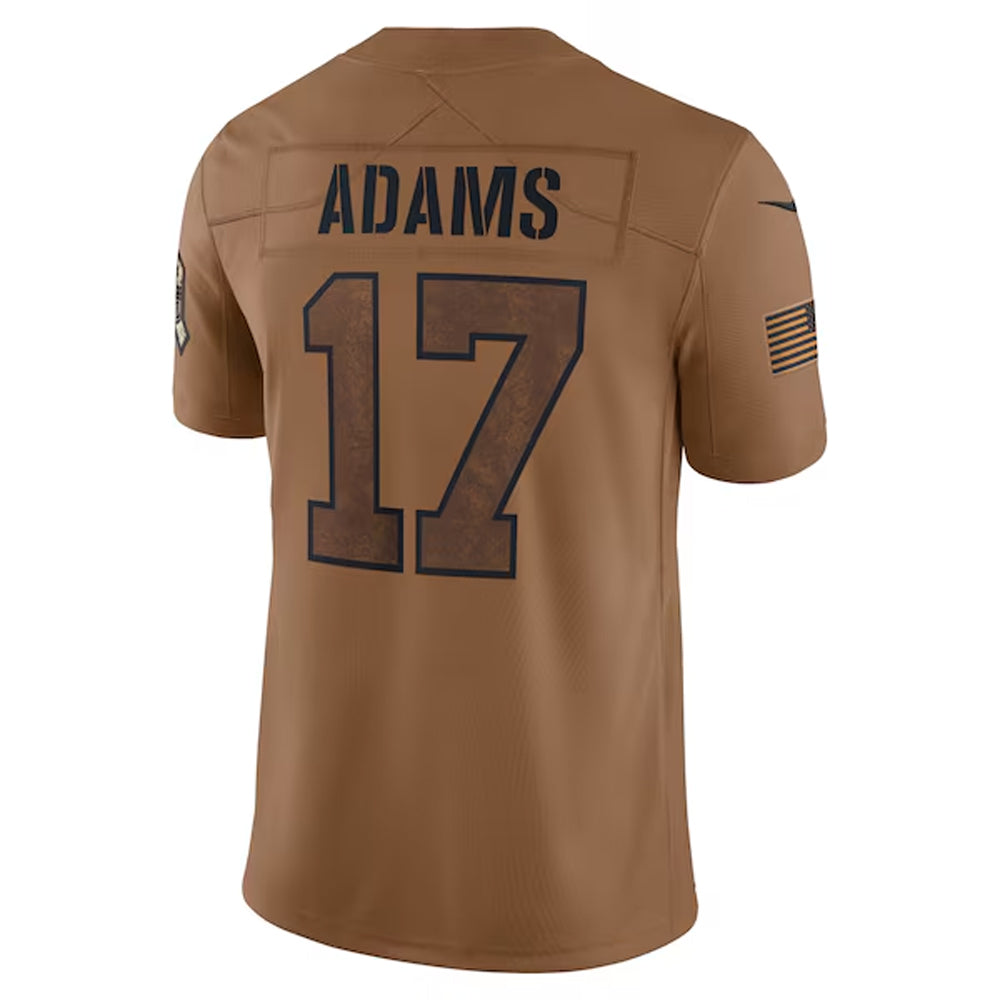 Davalo LA.Rams #17 Davante Adams Player Brown Salute To Service Limited Stitched Jerseys