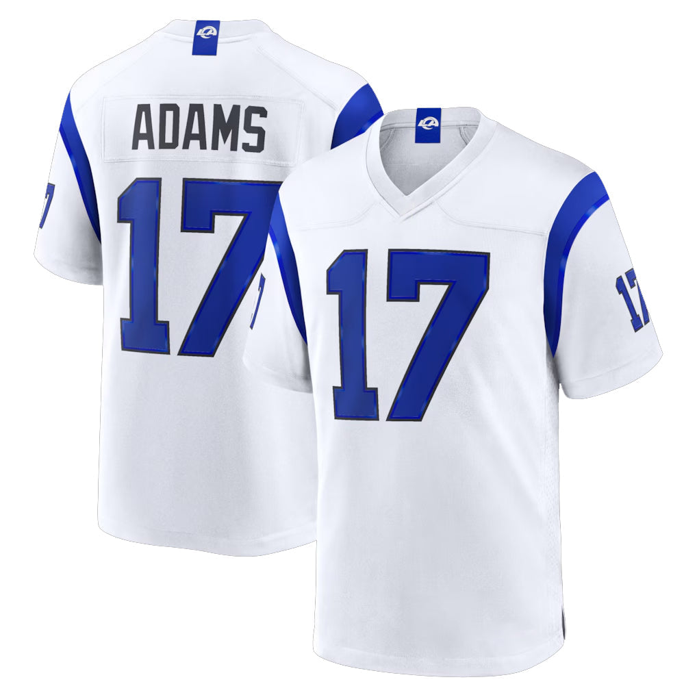Davalo LA.Rams #17 Davante Adams Player Fearsome White Home Game Stitched Jerseys