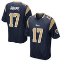 Davalo LA.Rams #17 Davante Adams Player Navy Home Game Stitched Jerseys
