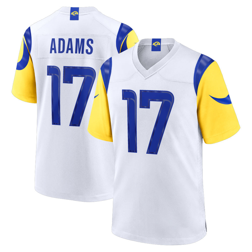 Davalo LA.Rams #17 Davante Adams Player White Limited Home Game Stitched Jerseys