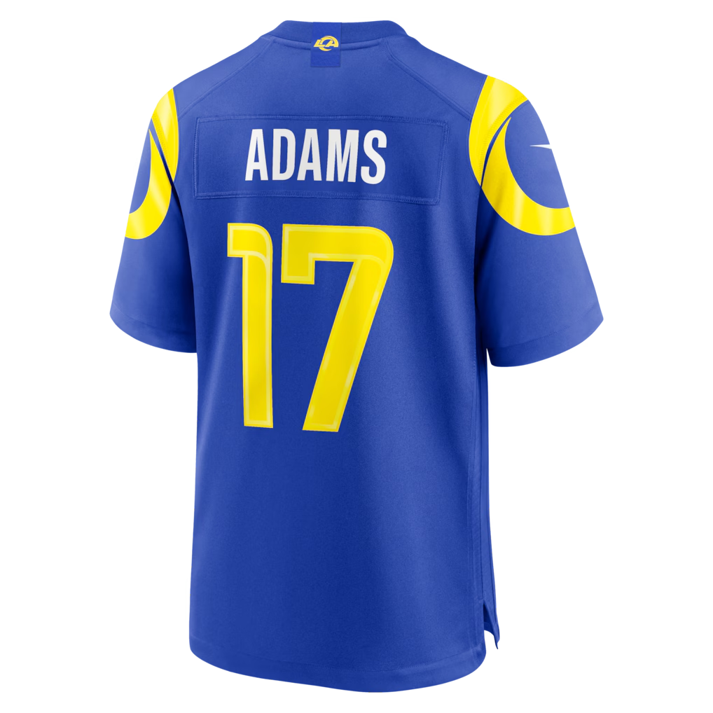 Davalo LA.Rams #17 Davante Adams Royal Team Game Player Stitched Jerseys