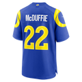 Davalo LA.Rams #22 Trent McDuffie Royal Team Game Player Stitched Jerseys