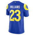 Davalo LA.Rams #23 Kyren Williams Royal Team Vapor F.U.S.E. Stitched Limited Jerseys