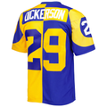 Davalo LA.Rams #29 Eric Dickerson Mitchell & Ness RoyalGold 1984 Split Legacy Replica Jersey