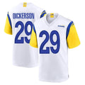Davalo LA.Rams #29 Eric Dickerson Player White Home Game Stitched Jerseys