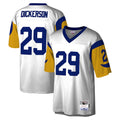 Davalo LA.Rams #29 Eric Dickerson Player White Mitchell & Ness Legacy Replica Stitched Jerseys