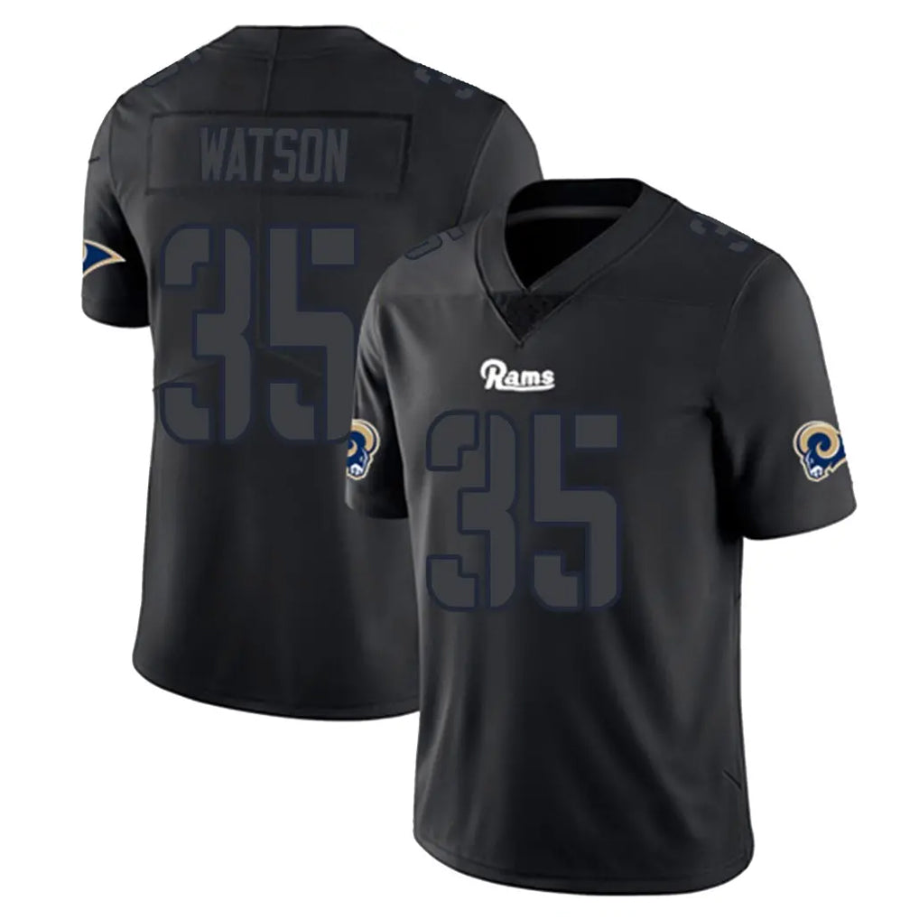 Davalo LA.Rams #35 Jaylen Watson Player Black Impact Limited Home Game Stitched Jerseys