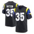 Davalo LA.Rams #35 Jaylen Watson Player Black Midnight Rivalries Collection Home Game Stitched Jerseys