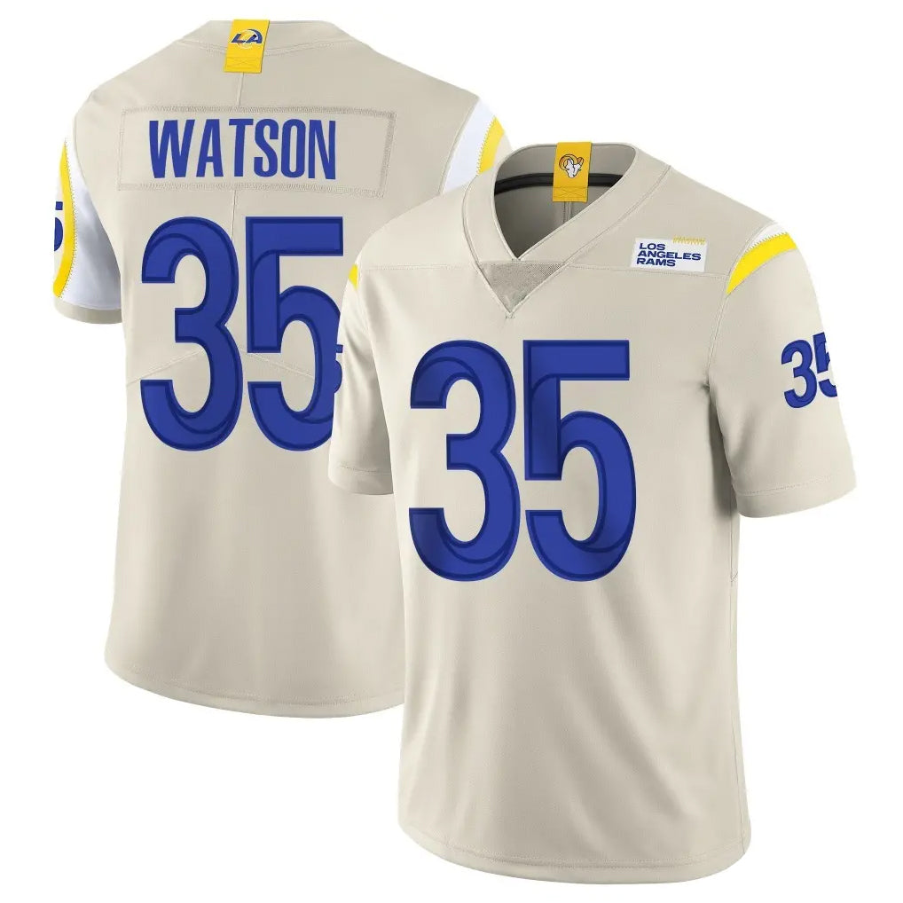 Davalo LA.Rams #35 Jaylen Watson Player Bone Limited Vapor Home Game Stitched Jerseys