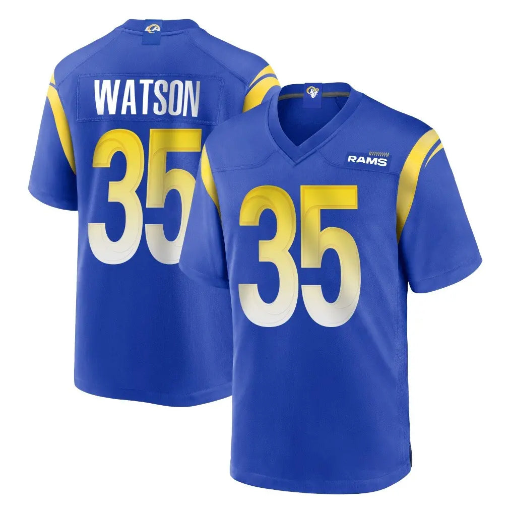 Davalo LA.Rams #35 Jaylen Watson Player Royal Home Game Stitched Jerseys