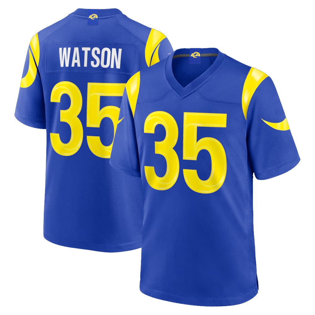 Davalo LA.Rams #35 Jaylen Watson Player Royal Limited Home Game Stitched Jerseys