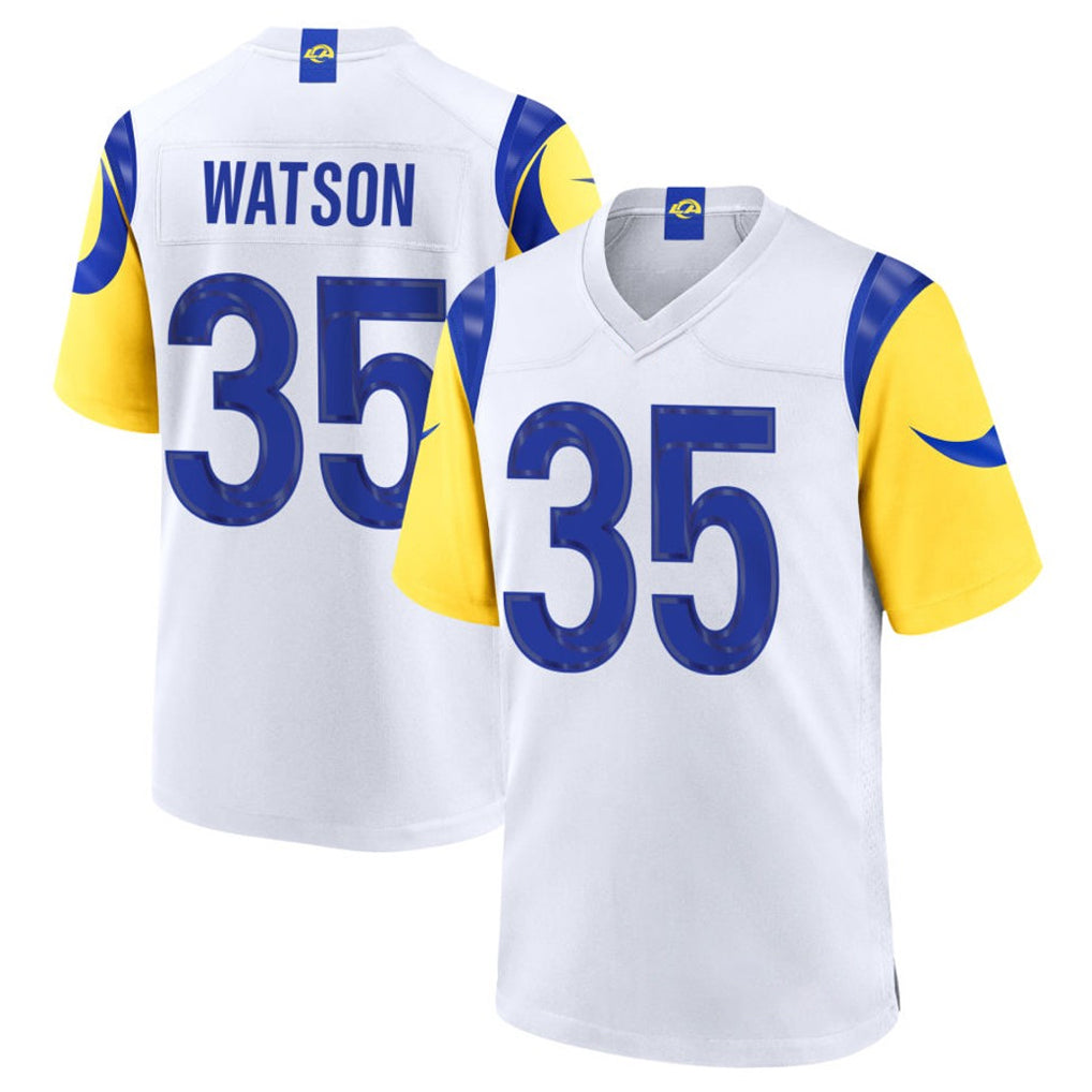 Davalo LA.Rams #35 Jaylen Watson Player White Limited Home Game Stitched Jerseys