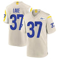 Davalo LA.Rams #37 Quentin Lake Player Bone Home Game Stitched Jerseys