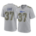Davalo LA.Rams #37 Quentin Lake Player Gray Atmosphere Fashion Home Game Stitched Jerseys