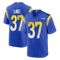 Davalo LA.Rams #37 Quentin Lake Player Royal Home Game Stitched Jerseys