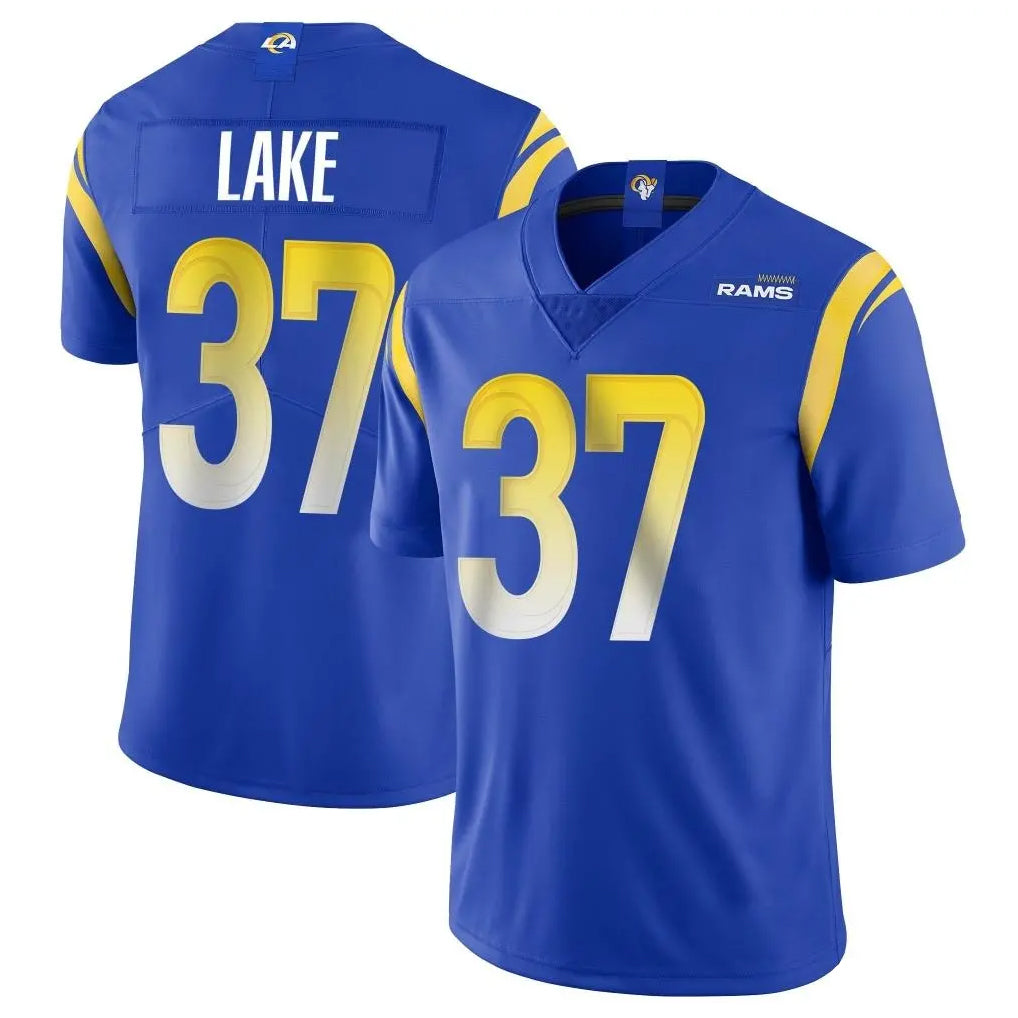 Davalo LA.Rams #37 Quentin Lake Player Royal Limited Vapor Untouchable Home Game Stitched Jerseys