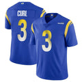 Davalo LA.Rams #3 Kam Curl Player Royal Limited Vapor Untouchable Home Game Stitched Jerseys