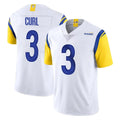 Davalo LA.Rams #3 Kam Curl Player White Limited Vapor Untouchable Home Game Stitched Jerseys
