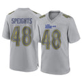 Davalo LA.Rams #48 Omar Speights Player Gray Atmosphere Fashion Home Game Stitched Jerseys