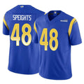 Davalo LA.Rams #48 Omar Speights Player Royal Limited Vapor F.U.S.E. Home Game Stitched Jerseys