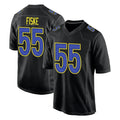 Davalo LA.Rams #55 Braden Fiske Player Black Fashion Limited Home Game Stitched Jerseys