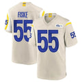 Davalo LA.Rams #55 Braden Fiske Player Bone Home Game Stitched Jerseys