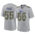 Davalo LA.Rams #55 Braden Fiske Player Gray Atmosphere Fashion Home Game Stitched Jerseys