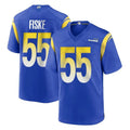 Davalo LA.Rams #55 Braden Fiske Player Royal Home Game Stitched Jerseys
