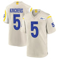 Davalo LA.Rams #5 Kamren Kinchens Player Bone Home Game Stitched Jerseys