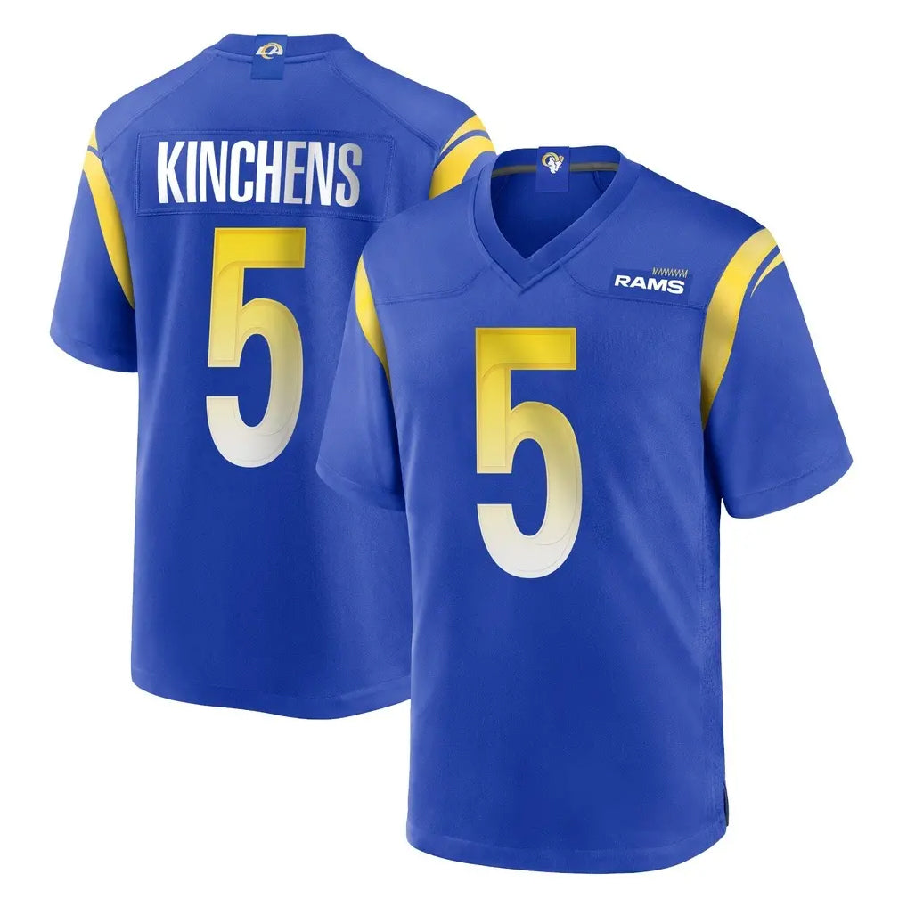 Davalo LA.Rams #5 Kamren Kinchens Player Royal Home Game Stitched Jerseys