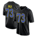 Davalo LA.Rams #73 Steve Avila Player Black Fashion Limited Home Game Stitched Jerseys