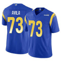 Davalo LA.Rams #73 Steve Avila Player Royal Limited Vapor F.U.S.E. Home Game Stitched Jerseys