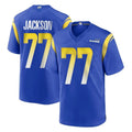 Davalo LA.Rams #77 Alaric Jackson Player Royal Home Game Stitched Jerseys