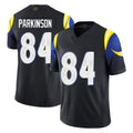 Davalo LA.Rams #84 Colby Parkinson Player Black Midnight Rivalries Collection Limited Home Game Stitched Jerseys