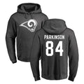 Davalo LA.Rams #84 Colby Parkinson Player Gray Pullover Hoodie Limited Game Stitched Jerseys