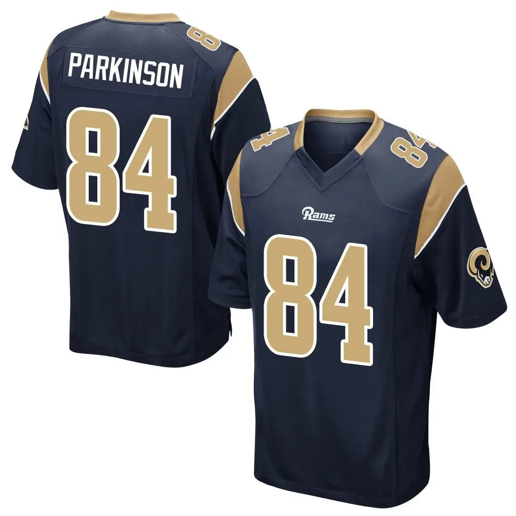 Davalo LA.Rams #84 Colby Parkinson Player Navy Home Game Stitched Jerseys