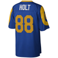 Davalo LA.Rams #88 Torry Holt Mitchell & Ness Royal Legacy Replica Stitched Puhic Jersey