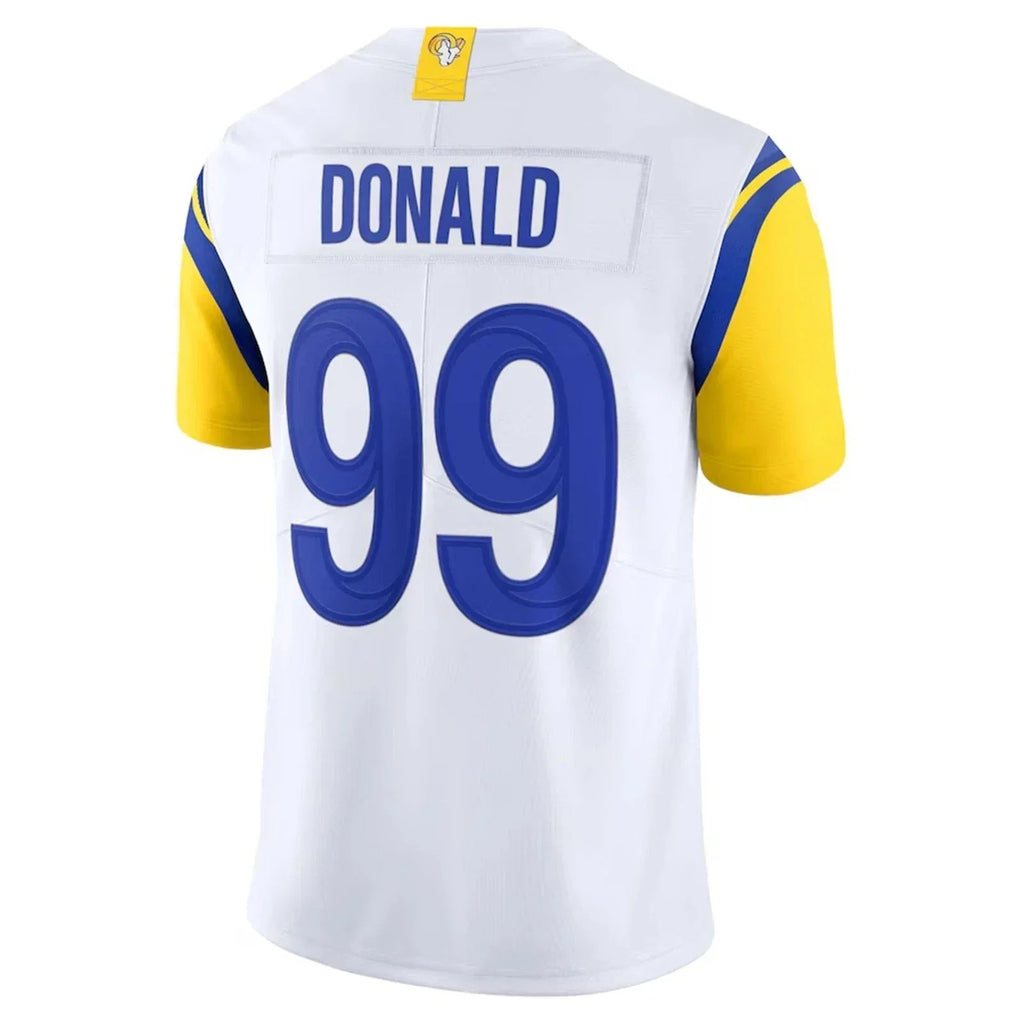Davalo LA.Rams #99 Aaron Donald White Vapor F.U.S.E. Limited Jersey Stitched Jerseys