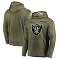 Davalo LV.Raiders Olive Salute to Service Pullover Hoodies Home Game Blank Player Stitched Jerseys