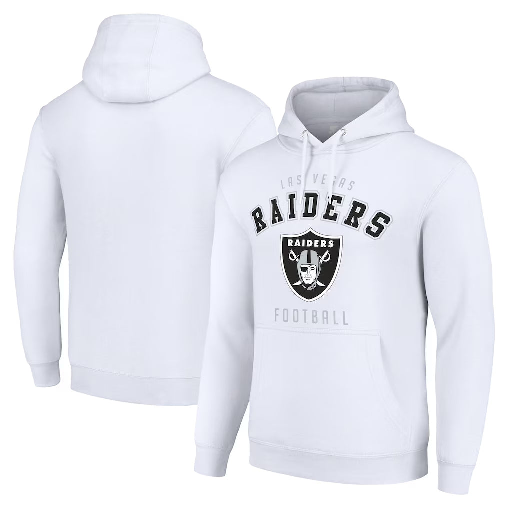 Davalo LV.Raiders White LOGO Pullover Hoodies Home Game Blank Player Stitched Jerseys