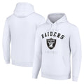 Davalo LV.Raiders White LOGO Pullover Hoodies Home Game Blank Player Stitched Jerseys
