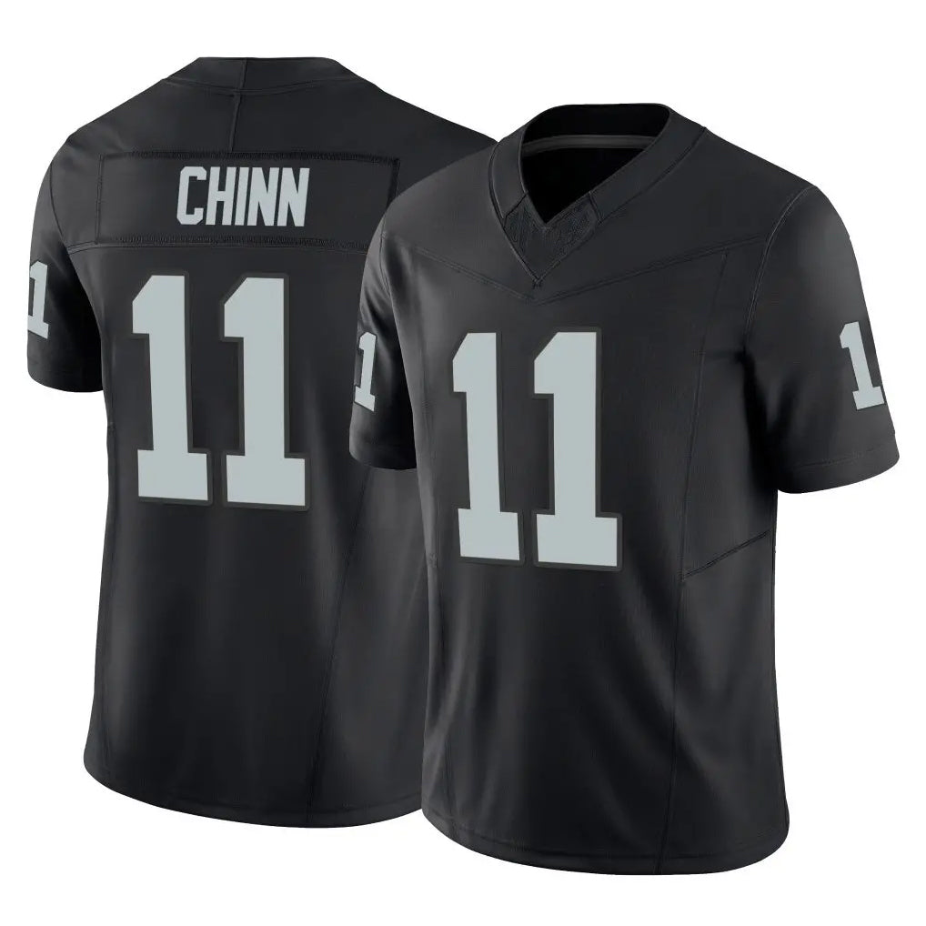 Davalo LV.Raiders #11 Jeremy Chinn Player Black Limited Vapor F.U.S.E. Home Game Stitched Jerseys